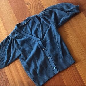 Ann Taylor Deep Blue Cardigan Sweater